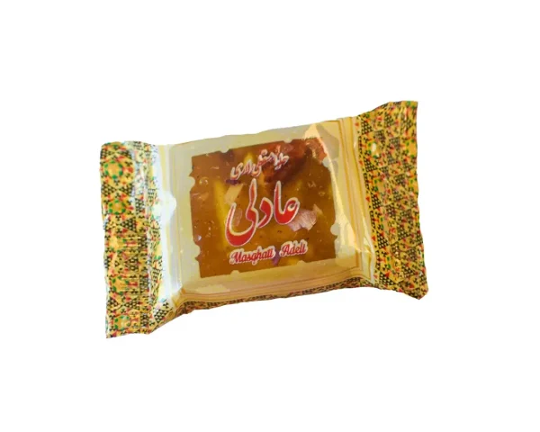 حلوا مسقطی سنتی لارستان با طراحی الهام‌گرفته از بادگیر